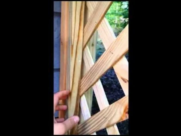 Diy lattice screen trellis    