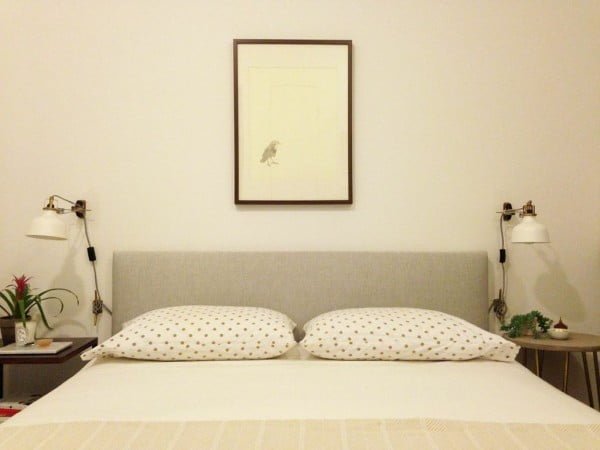 Ikea Hack: DIY Upholstered Headboard #diy #homedecor #bedroomdecor