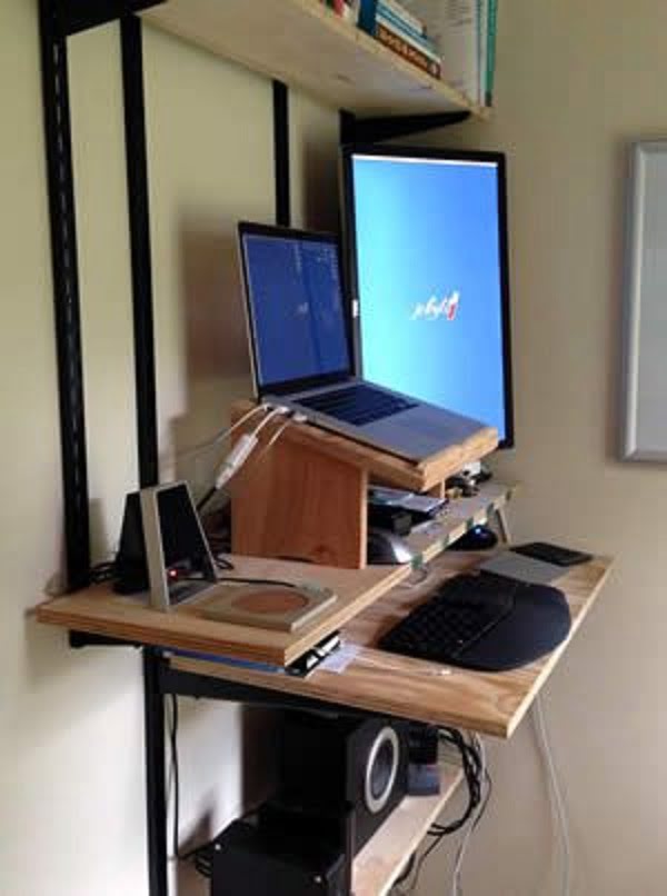 DIY standing desk #DIY #furniture