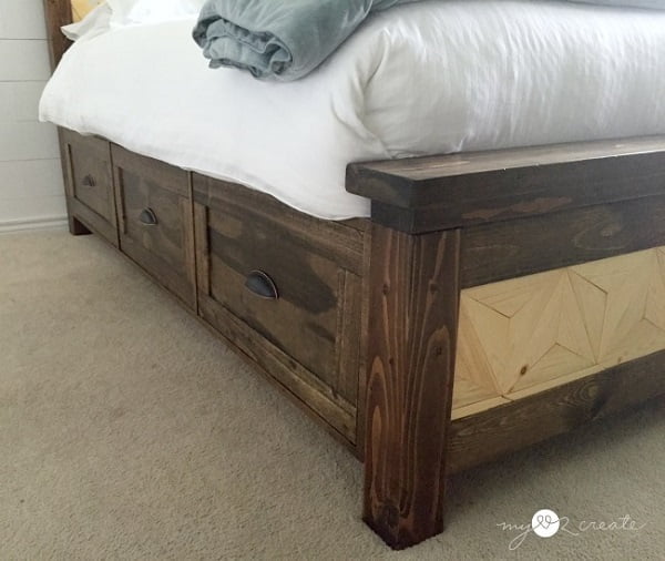 Farmhouse Storage Bed