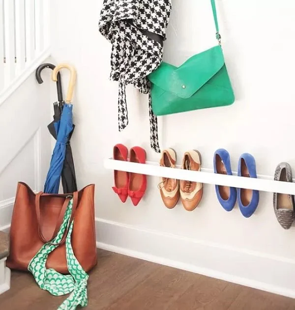 hanging on the wall