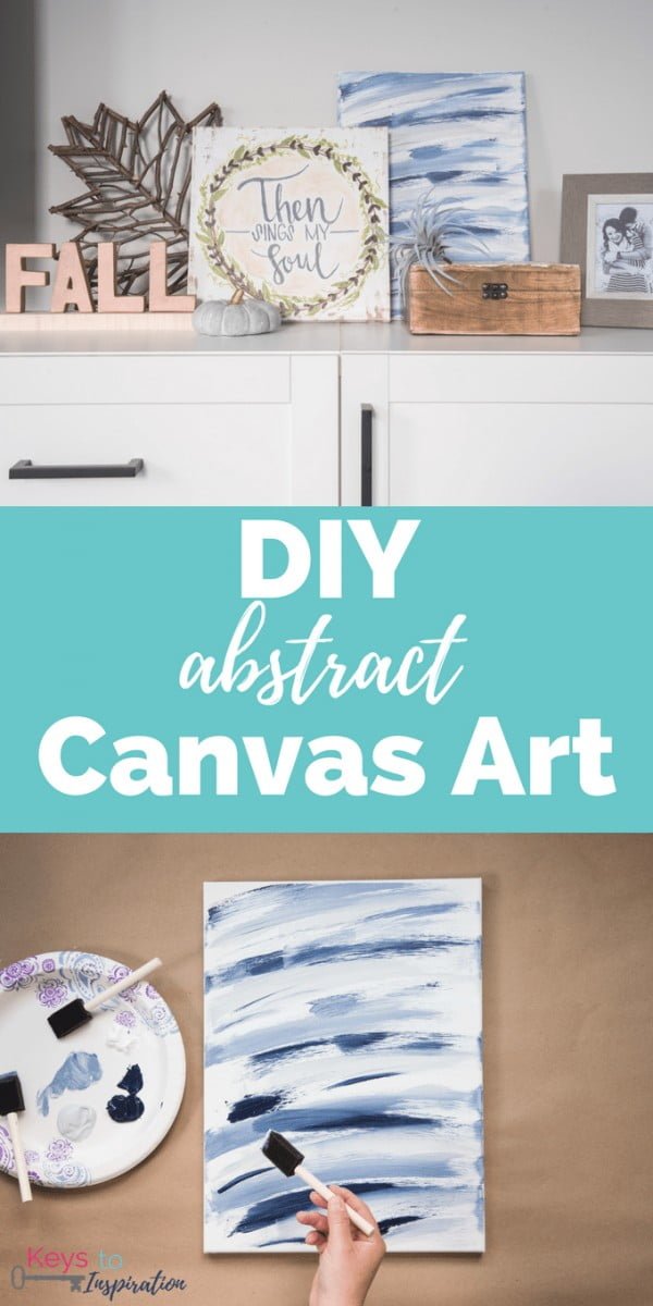 DIY Abstract Canvas Art » Keys To Inspiration     