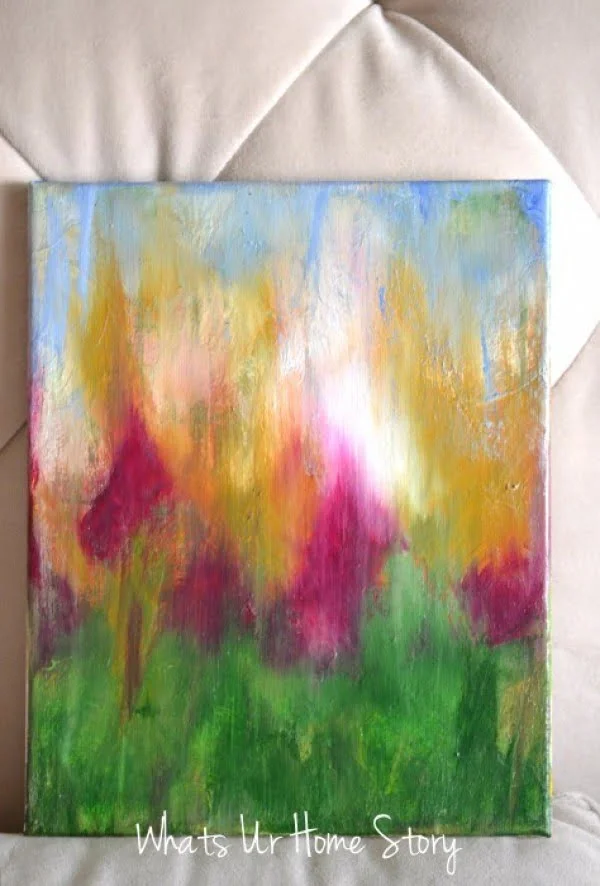 DIY Abstract Painting     