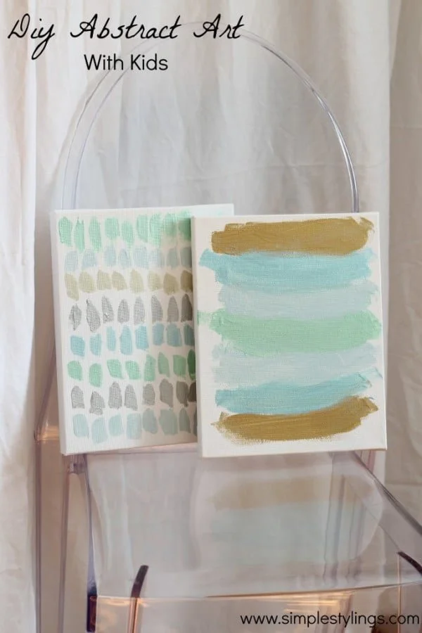 DIY Abstract Art With Kids     