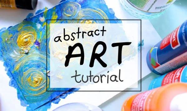 Abstract Art DIY Tutorial for Beginners (with acrylics)     