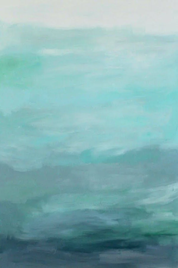 DIY Abstract Art and a New Table     