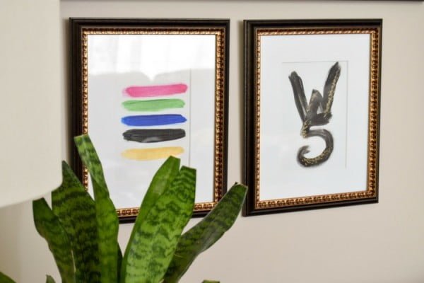 The Easiest Family Centered DIY Abstract Art     