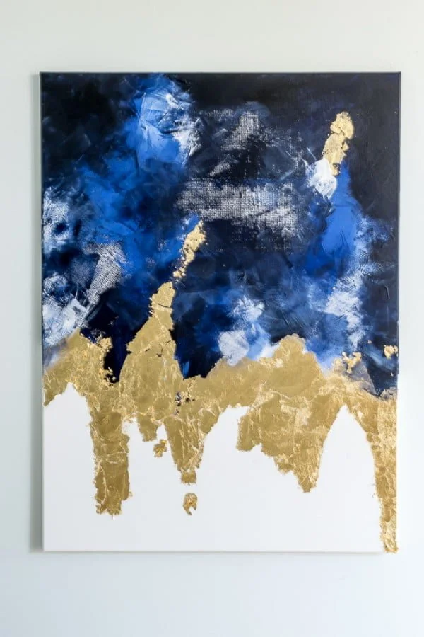 Make an Abstract Painting: Easy DIY Art! • Nourish and Nestle     