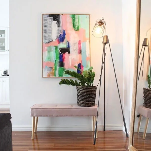 DIY abstract art (no paintbrushes required)     