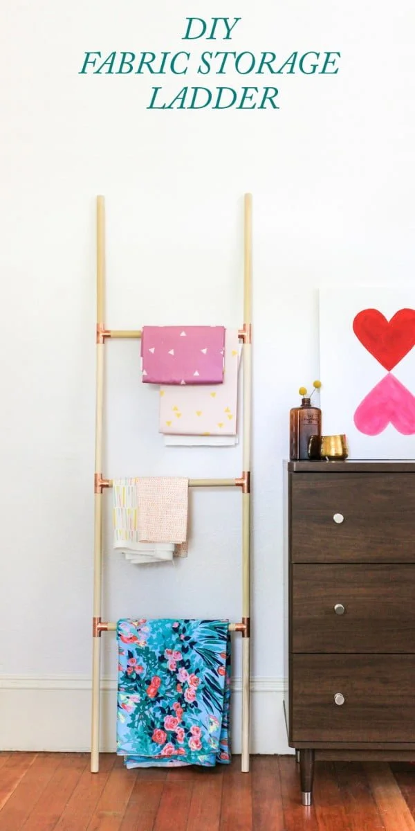 Pinned It, Made It, Loved It: DIY Blanket Ladder     