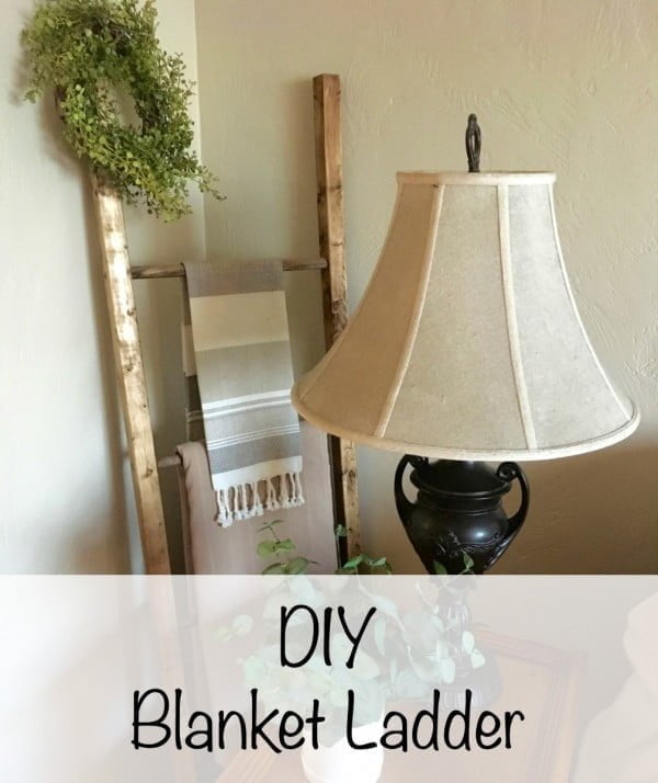 DIY Blanket Ladder     