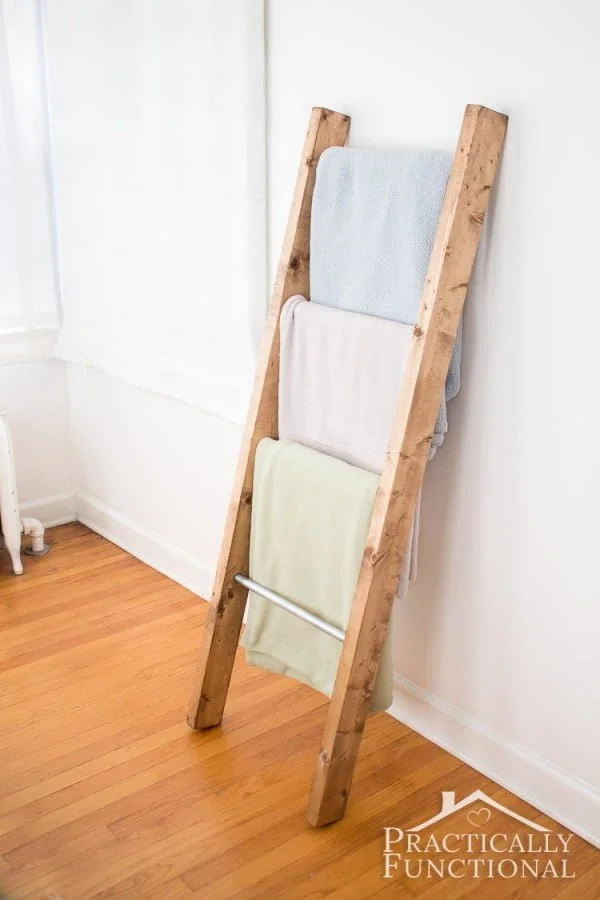 How To Make A Blanket Ladder || Practically Functional     