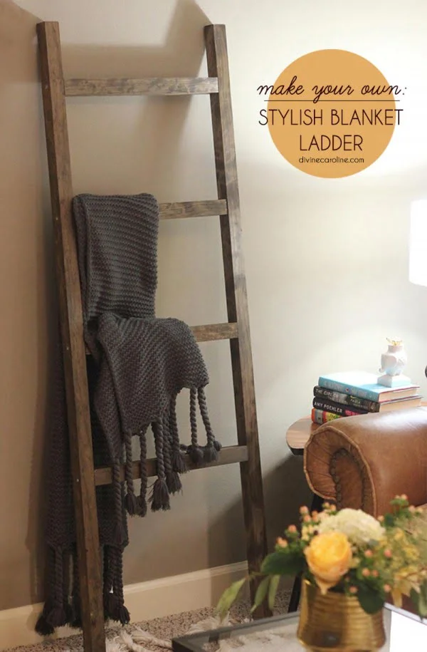 The DIY Blanket Ladder Even a Tool Newbie Can Make     