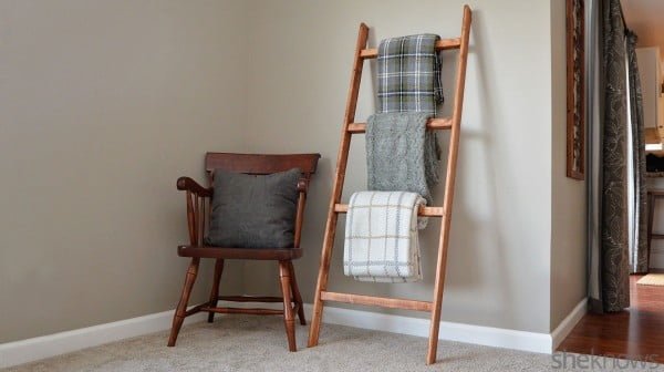 Learn how to make your own blanket storage that's both attractive and functional     