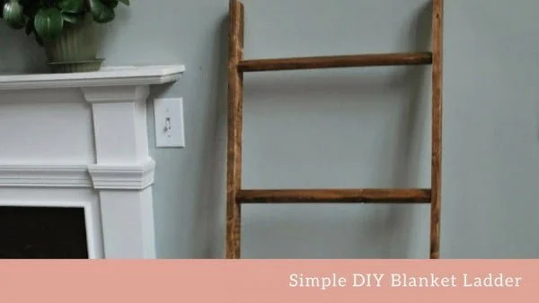 DIY Blanket Ladder for A Baby's Room     