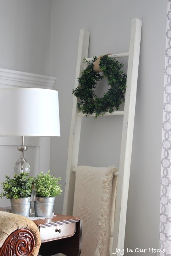 Monthly DIY Challenge: How to Build a Farmhouse Style Blanket Ladder     