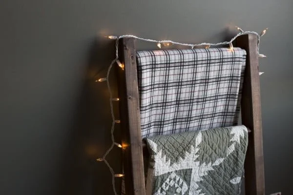 Blanket Ladder: 12 Days of DIY     