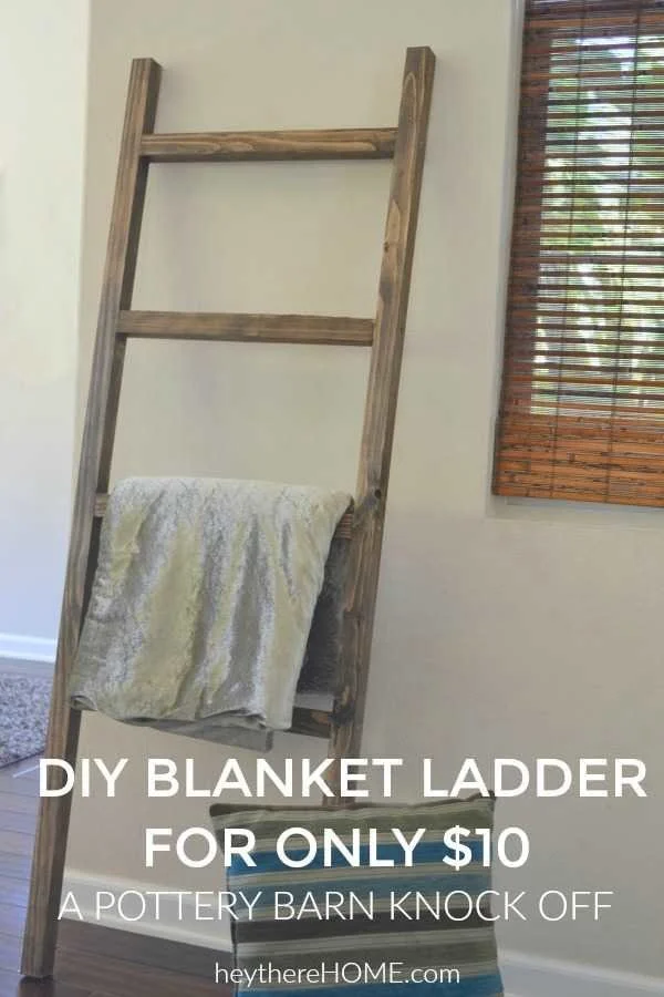 DIY Blanket Ladder: Pottery Barn Knock Off (with video)     
