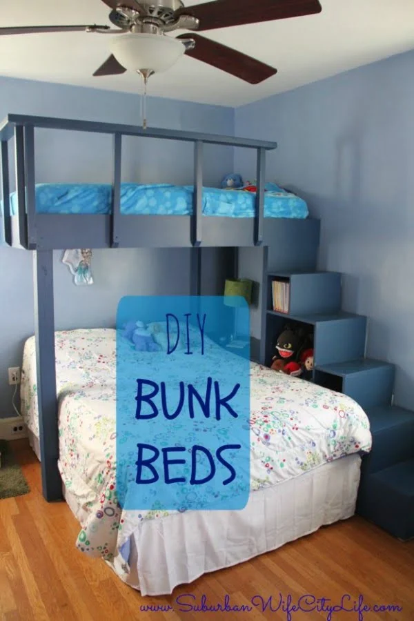 bunk with stairs