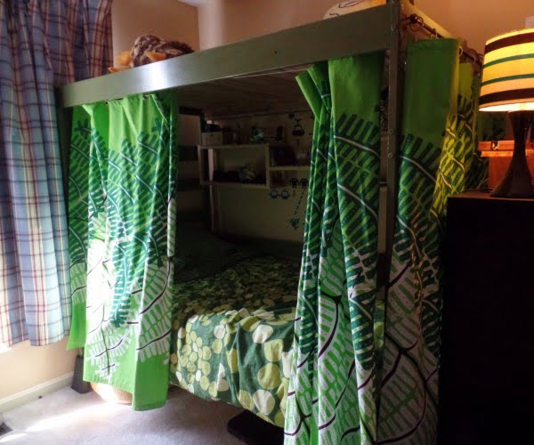 Bunk Bed Hack #DIY #furniture #bedroomdecor #homedecor