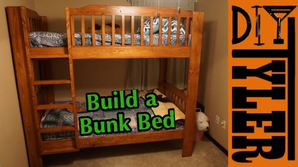 Bunk Bed #DIY #furniture #bedroomdecor #homedecor