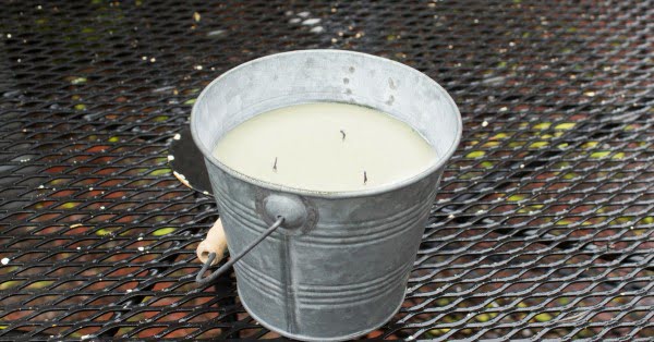 DIY Outdoor Citronella Candle