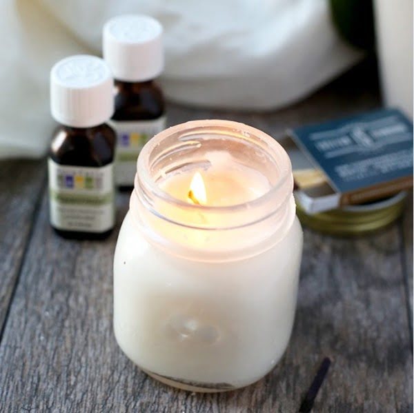 Homemade Aromatherapy Candles