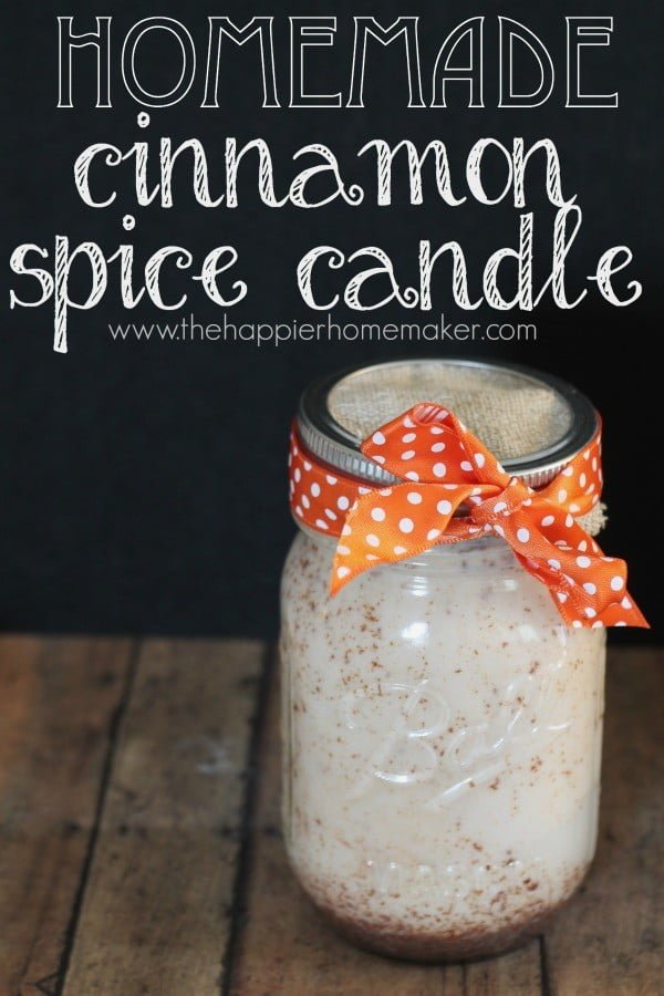 DIY Cinnamon Candles
