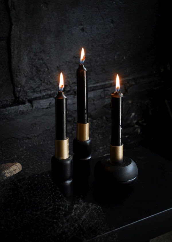 Halloween DIY Candle Holders