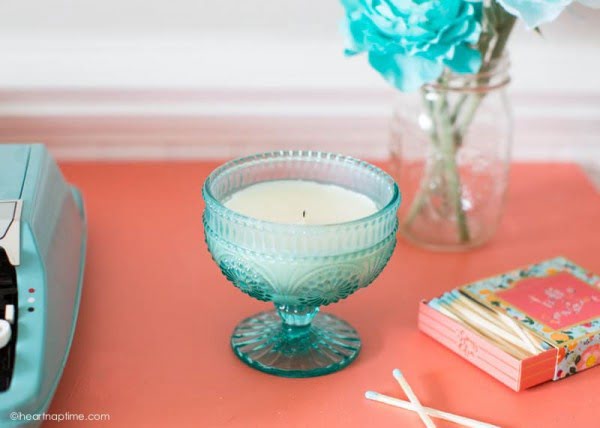 Homemade Candle Gift Idea