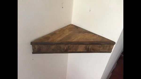 Making Floating Corner Shelves