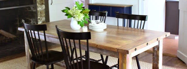 DIY: How to Build a Faux Barnwood Dining Table    