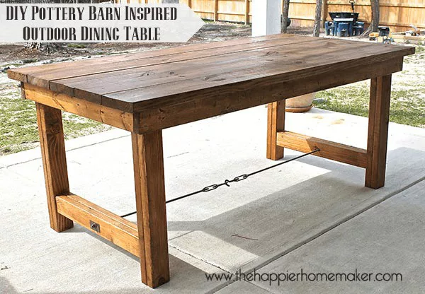 30 Easy Diy Dining Tables You Can Build, Barnwood Kitchen Table Diy