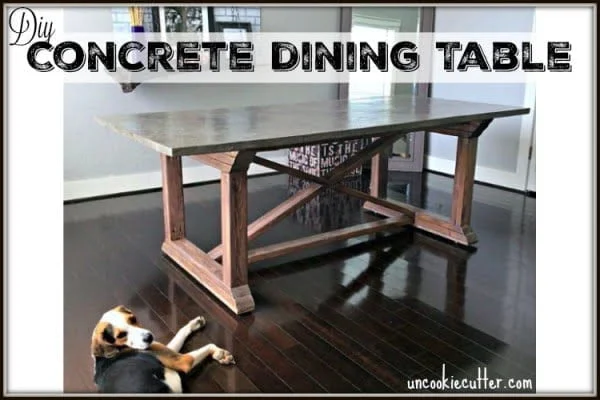 Concrete Dining Table    