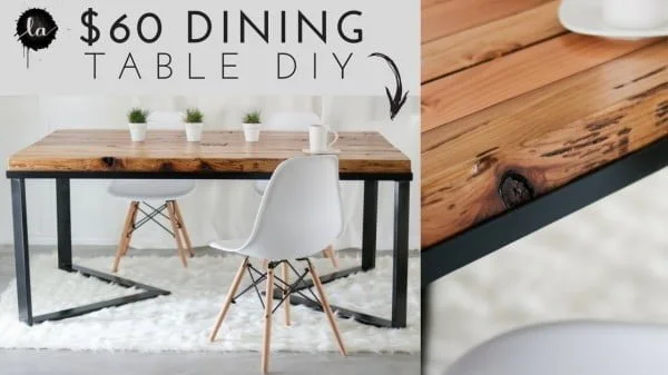 DIY Scandinavian Dining table    