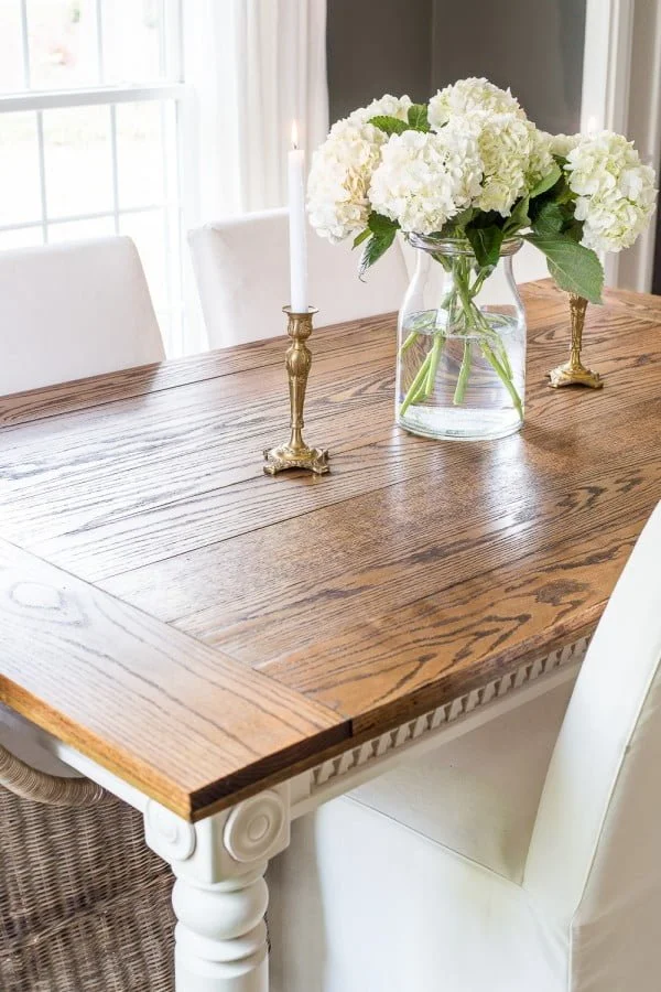 DIY Retrofitted Dining Table Top    