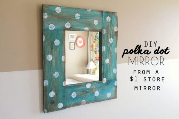 Polka dot mirror