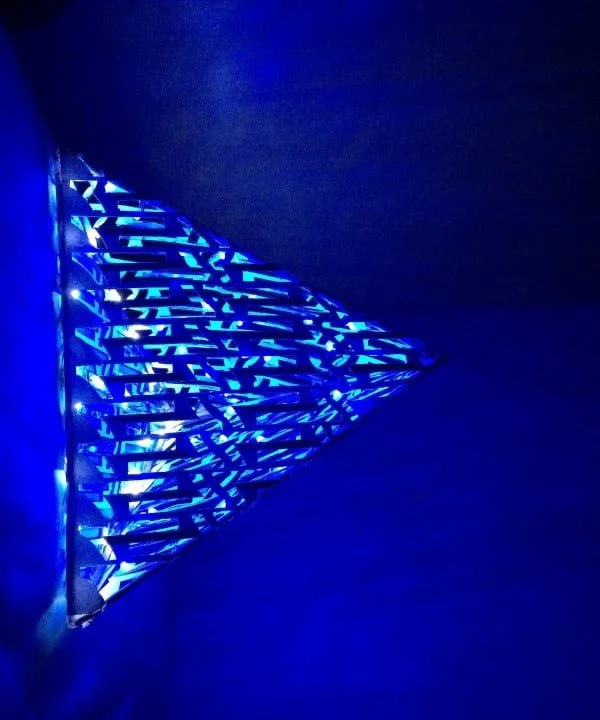 Paper + Fairy Lights Lamp    