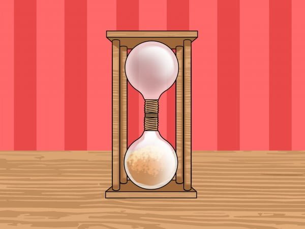 How to Make an Hourglass Clock Out of Light Bulbs