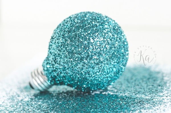 Glitter Light Bulb Ornament