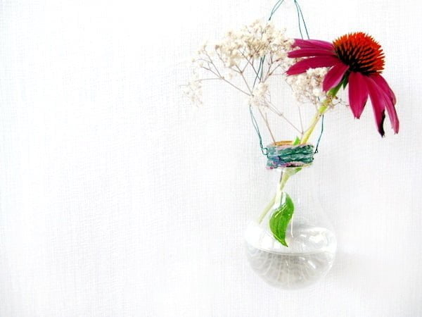 DIY Light Bulb Vase