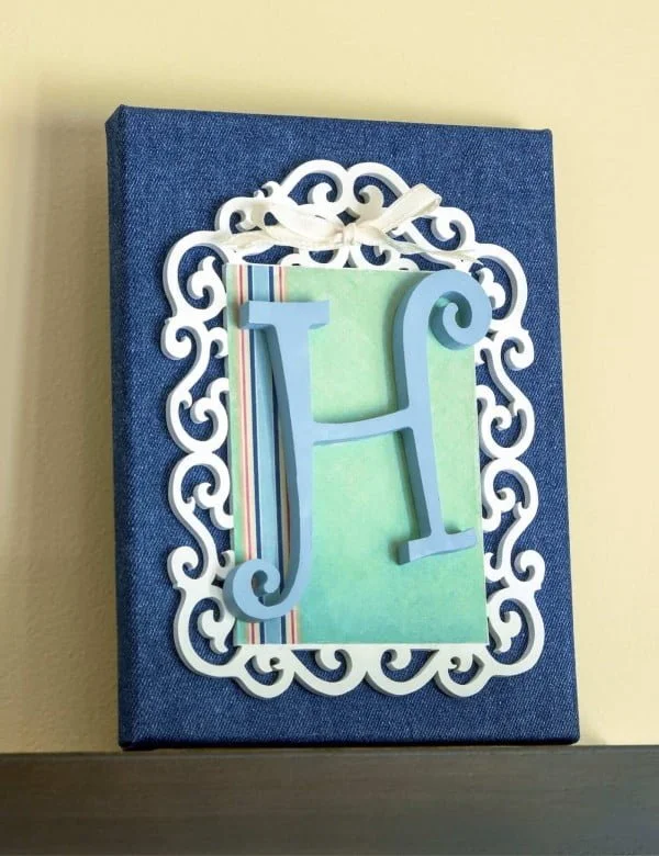 How to Make a Monogram Canvas