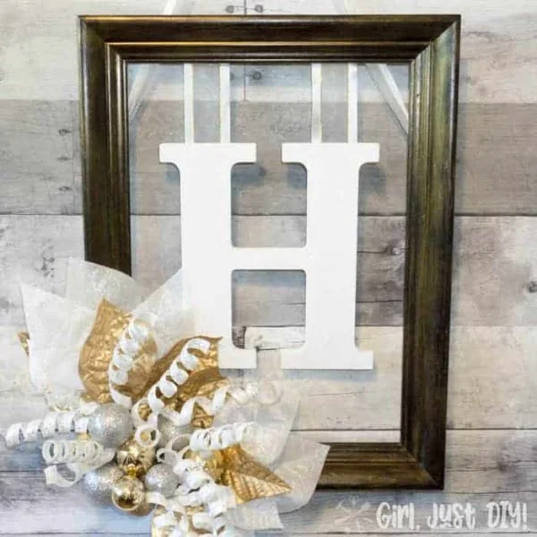 Christmas Monogram Door Hanger