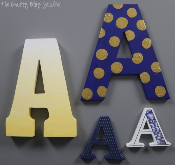 How to Decorate Monogram Letters    