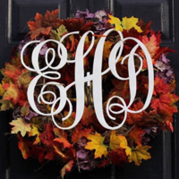 How To Make a Large Monogram Cutout The Easy Way    