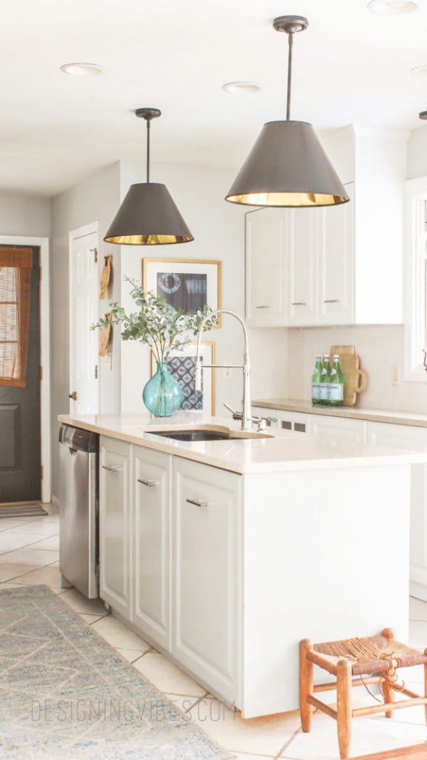 DIY Cone Pendant Lights #DIY #homedecor #pendantlights #lighting