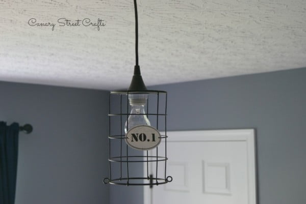 DIY Pendant Light #DIY #homedecor #pendantlights #lighting