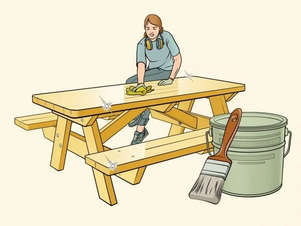 How to Build a Picnic Table     