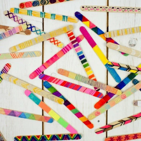 How to Make a Craft Stick Wall Hanging    
