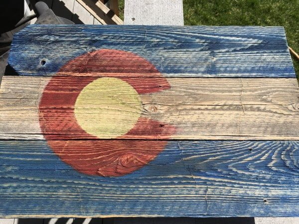 Reclaimed Wood Sign     